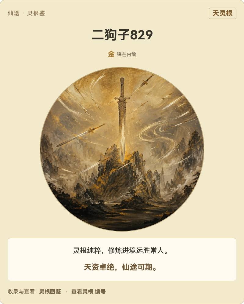 测灵根查询结果